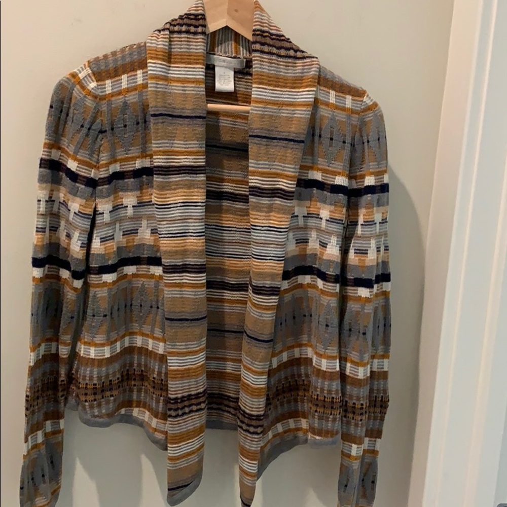 Design History Open Front Cardigan Size Small - image 1